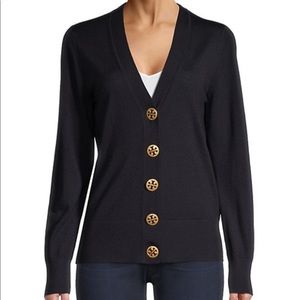 Tory Burch Merino Wool Cardigan